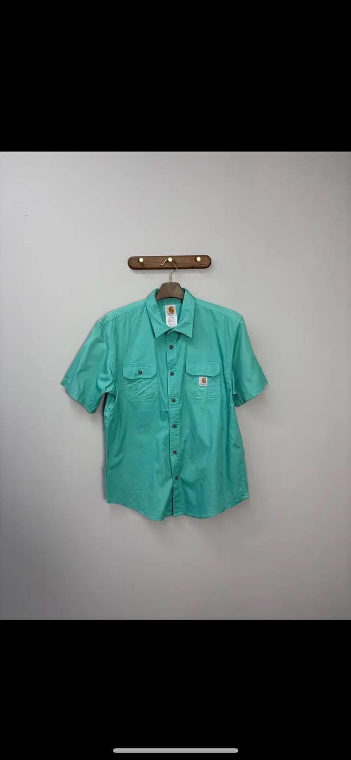 칼하트 패치로고 워크웨어 민트셔츠 H1490 상품이미지2