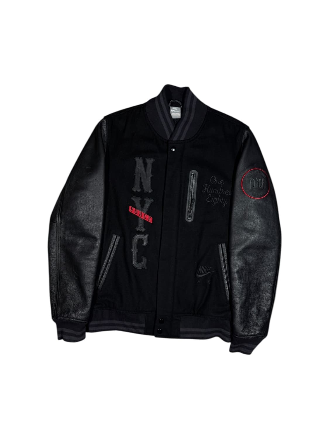 Nike 나이키 디스트로이어 레더슬리브 울 바시티 자켓 상품이미지1