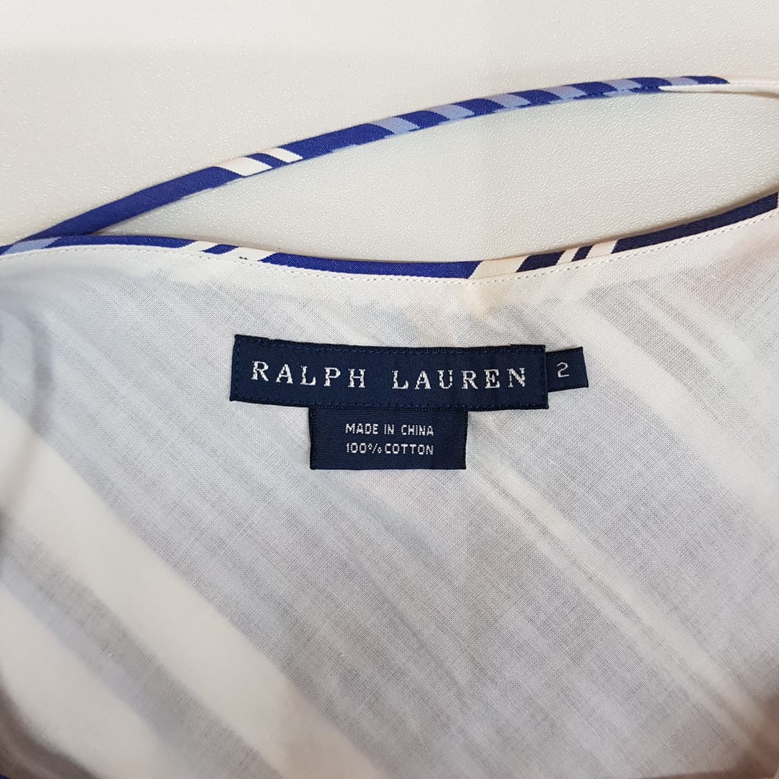 랄프로렌 스트라이프 리본 슬립 드레스 S사이즈 상품이미지8