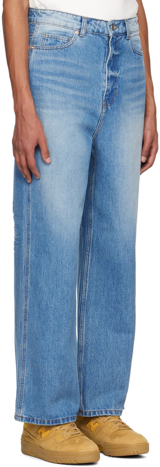 렉토 / 블루 와이드 데님 상품이미지2