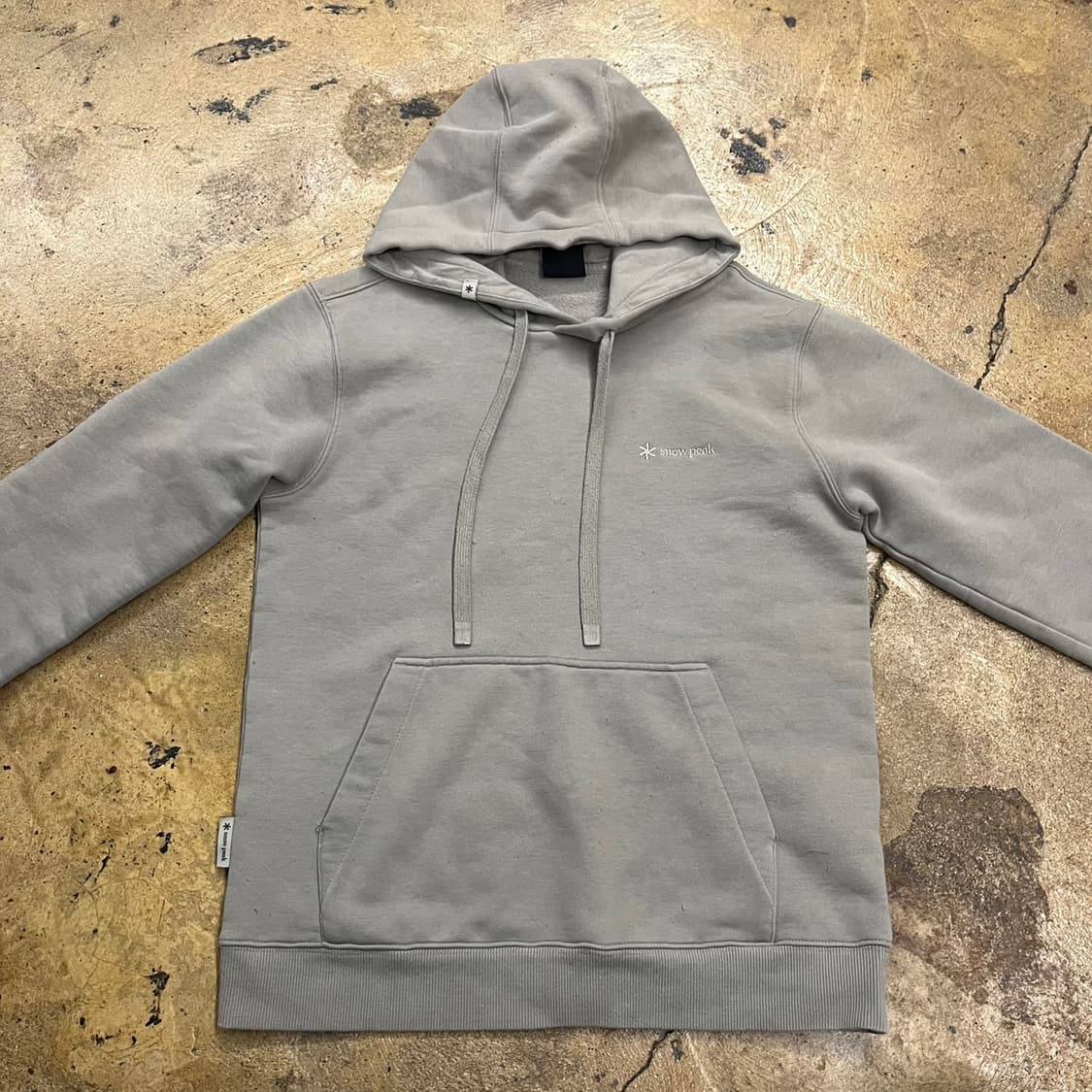 [정품/90] 스노우피크 후드티 그레이 b14 상품이미지3