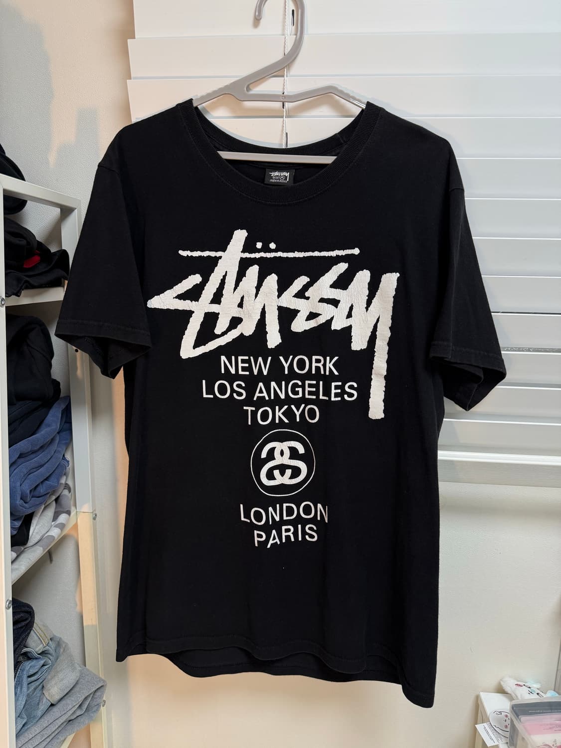 스투시 월드투어 반팔 m  상품이미지1