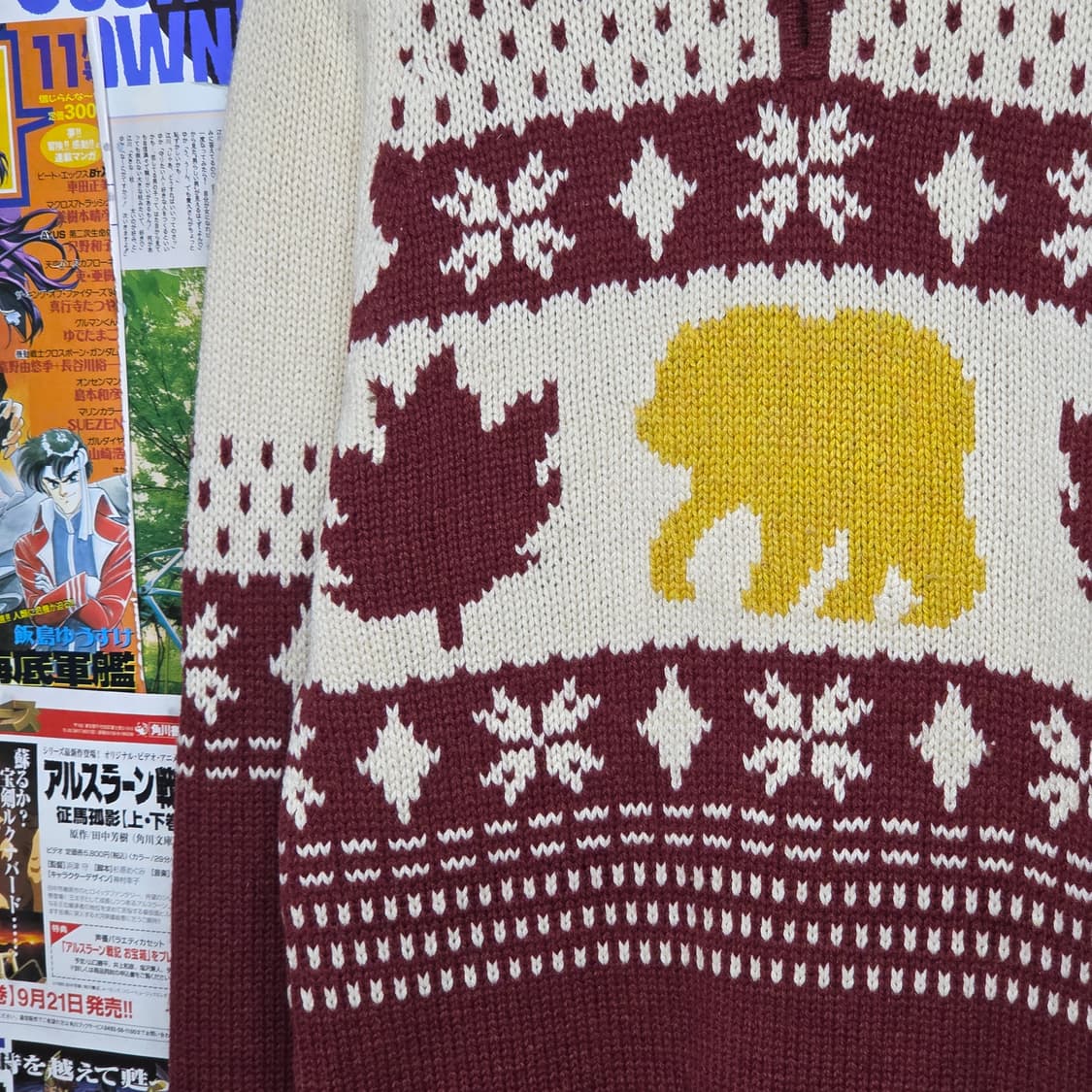 타미힐피거 노르딕 패턴 반집업 니트 상품이미지4