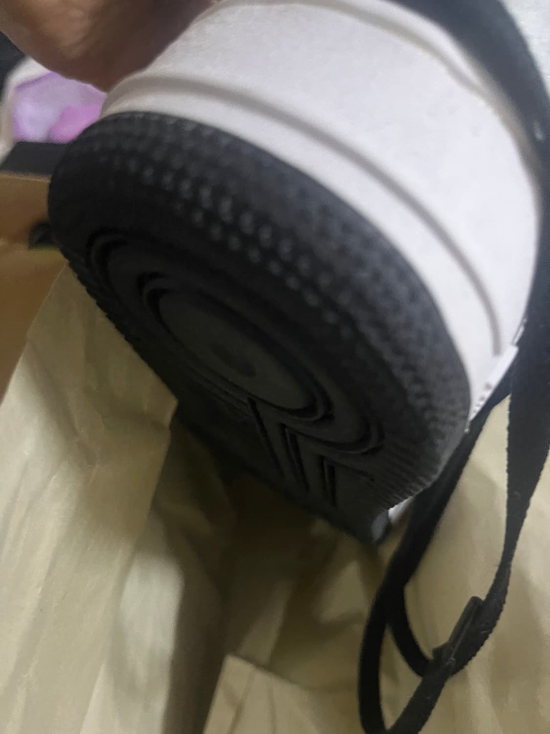 나이키 에어포스1 흑뱀피 01년 원판 신품 270 상품이미지4
