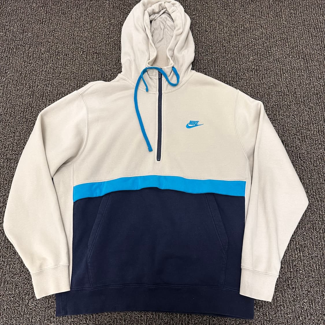 NIKE 나이키 반집업 기모 후드티셔츠 105(XL) 상품이미지1