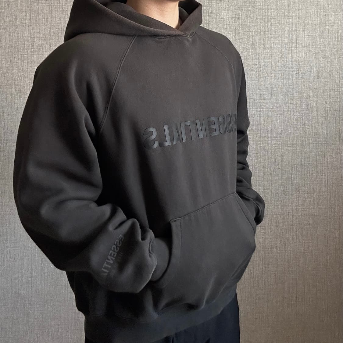 에센셜 x 피어 오브 갓 오버핏 후드티 L 상품이미지3