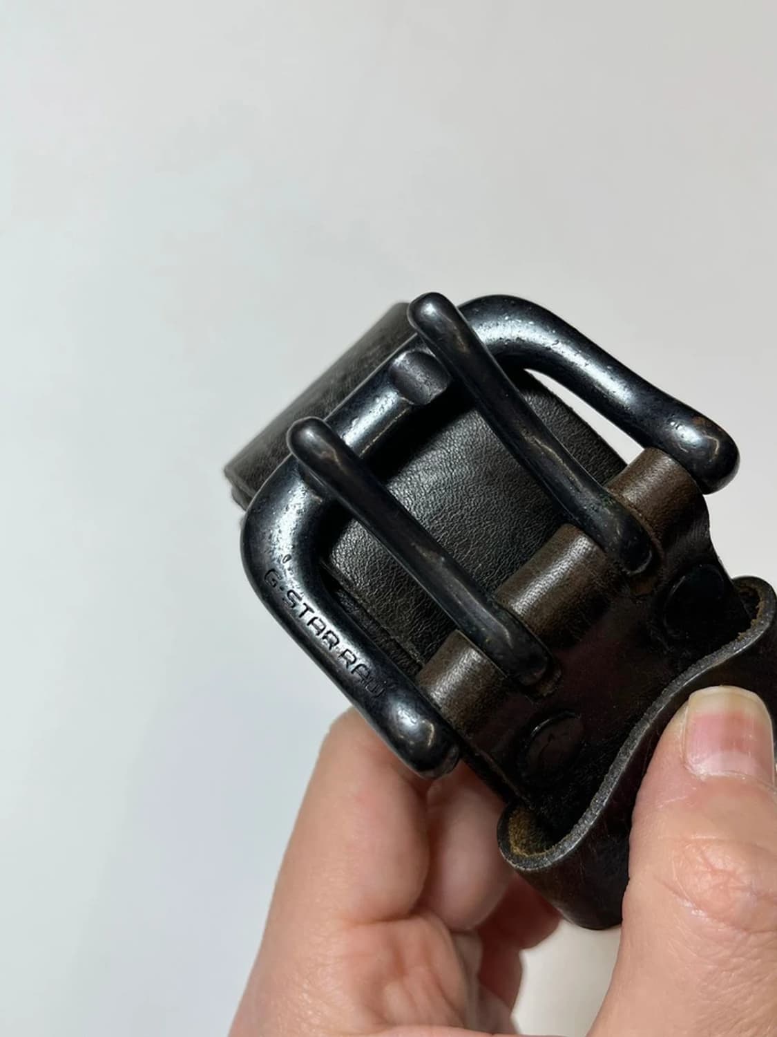 지스타로우 G-Star RAW 00's 소가죽 Y2K 벨트 Q1338 상품이미지6