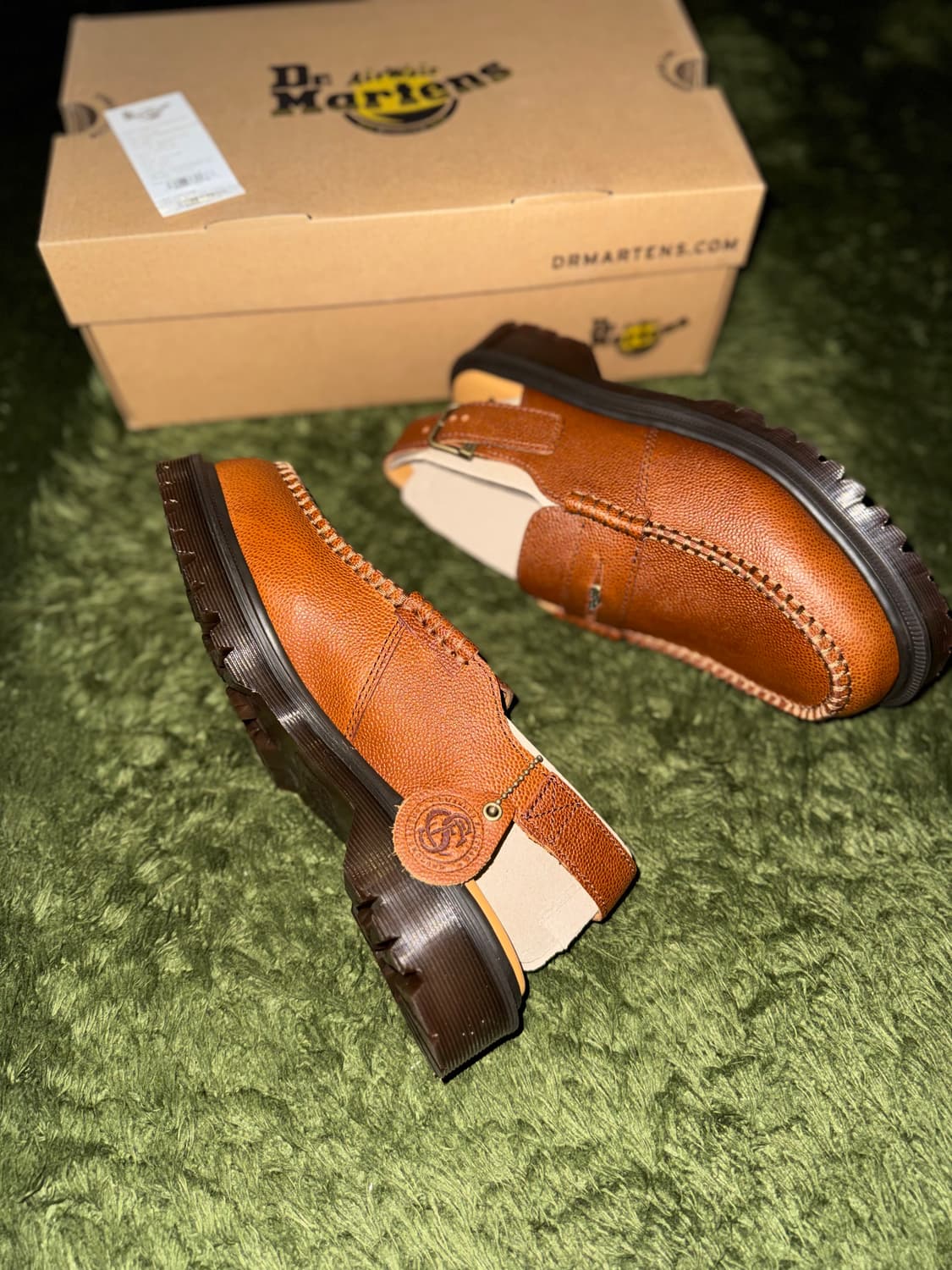[UK7, 260] 닥터마틴 페니 로퍼 펜톤 슬링 백 레더 브라운 탄 상품이미지4