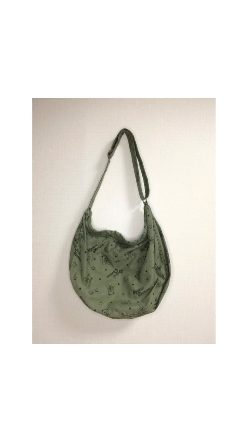 히스테릭 글레머 베어 카키 크로스백 숄더백 상품이미지5