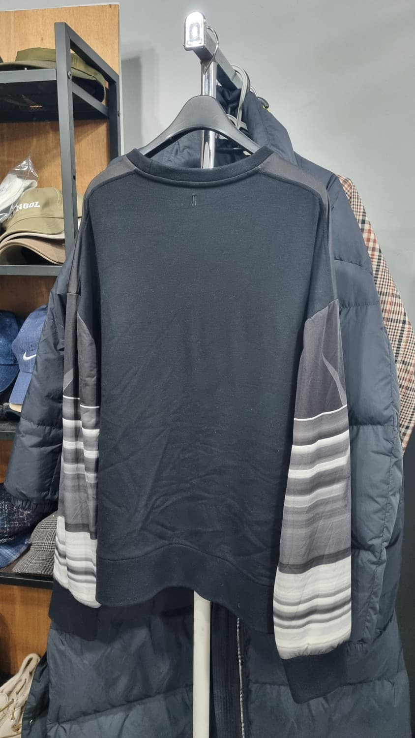 정품) 닐바렛 오버핏 L(가슴반품64) 자유여신상 스웻셔츠 맨투맨 상품이미지3