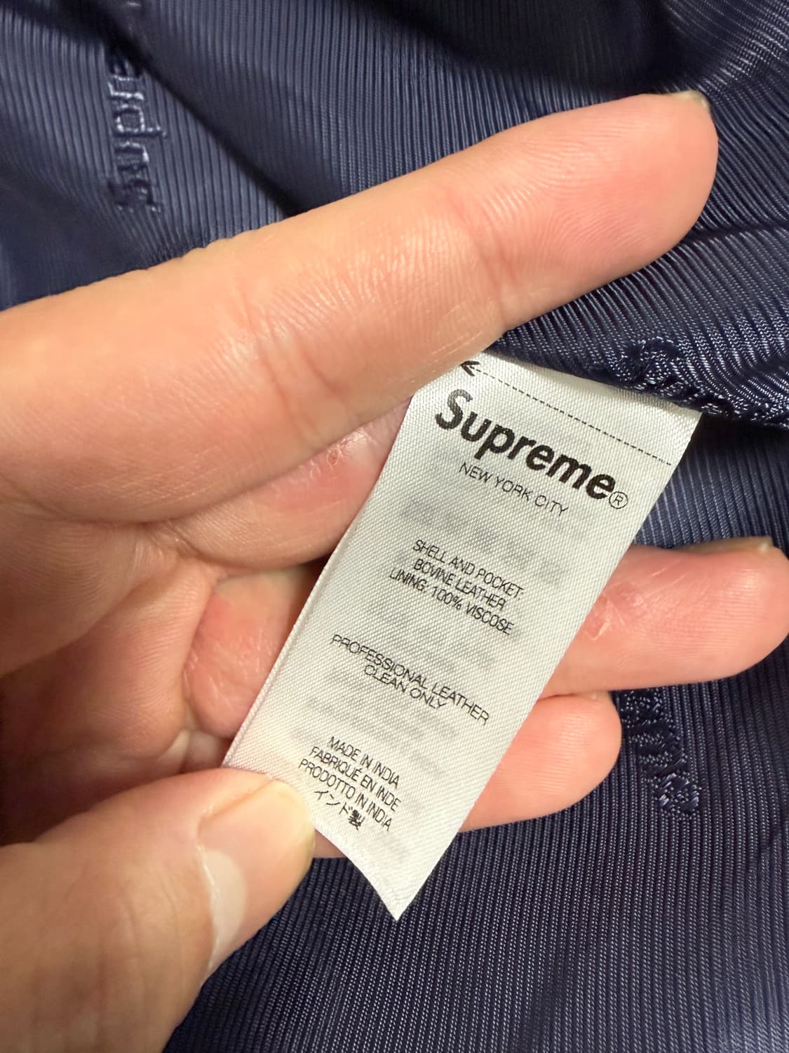 슈프림  24FW 스웨이드 워크자켓 L 상품이미지5