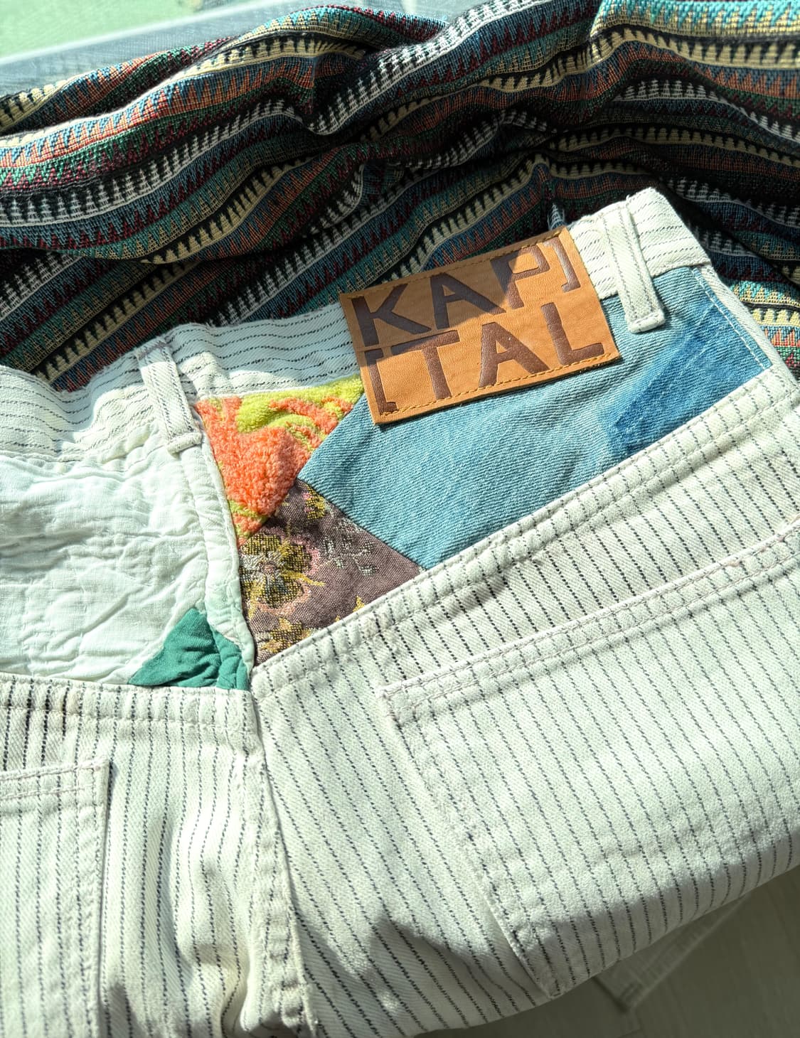 캐피탈 패치워크 팬츠 상품이미지1