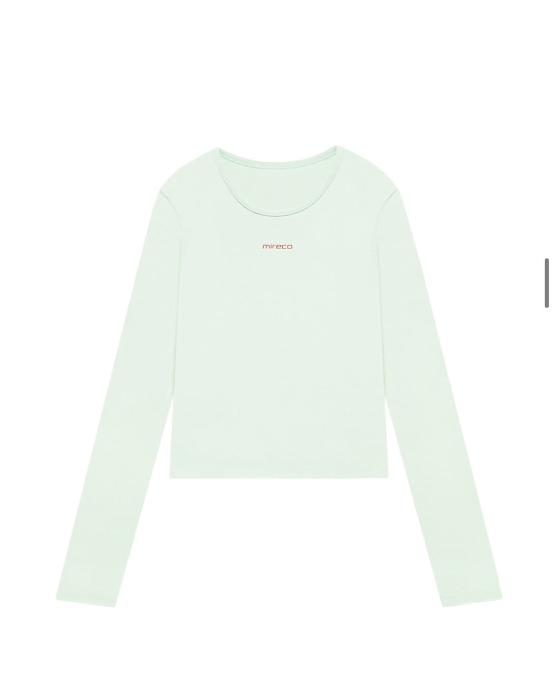 미레코 민트 MINI LOGO T-SHIRT MINT 상품이미지2