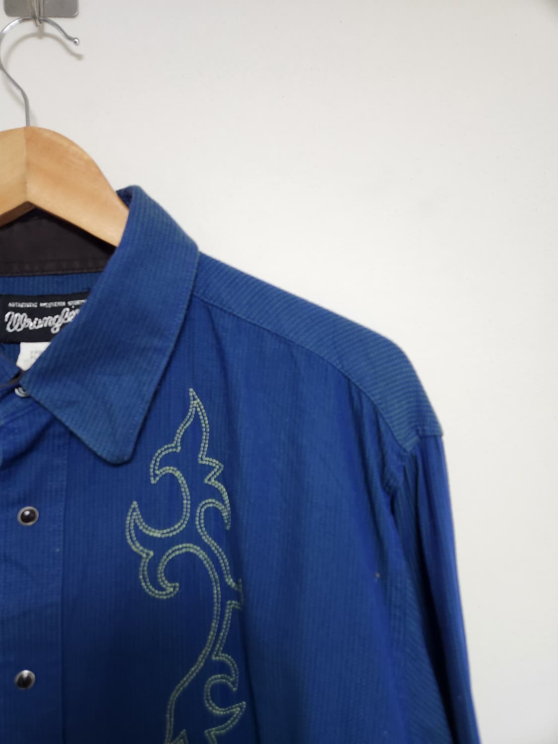 랭글러Wrangler 패턴 웨스턴 셔츠 XL - S85 상품이미지3