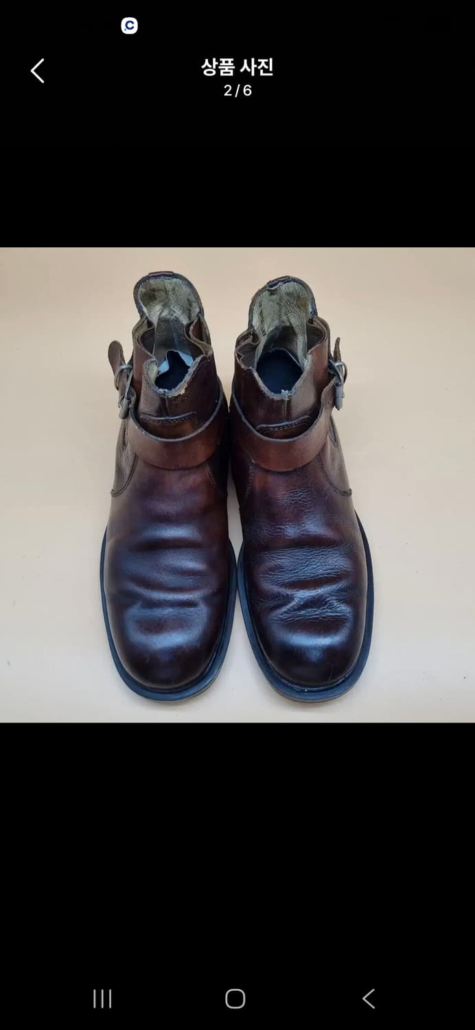 (마지막특가) 무신사 디망쉬 가죽부츠 270(43) 상품이미지2