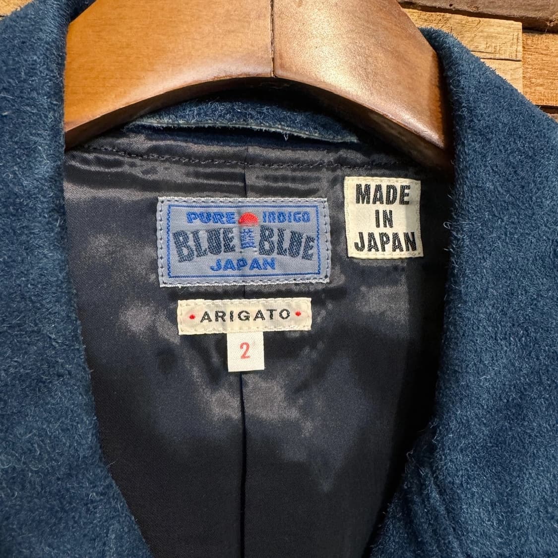 Blue Blue, Horse Leather Suede Jacket 상품이미지5