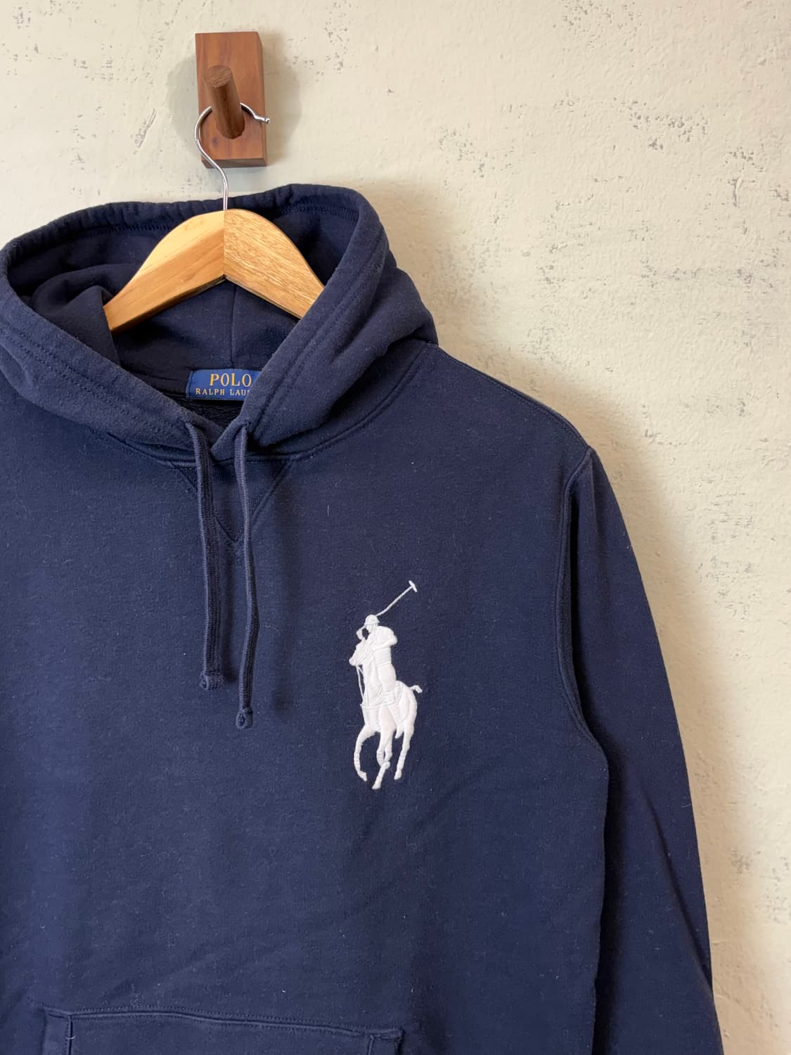 폴로랄프로렌 네이비 화이트 빅포니 후드티 상품이미지2