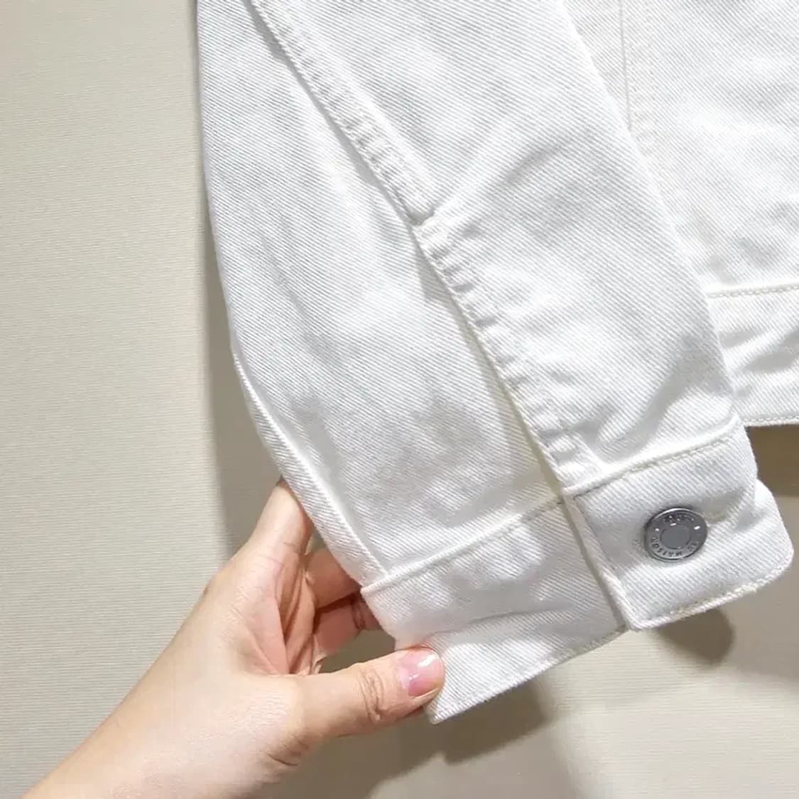 메종키츠네 화이트 데님 자켓~55 상품이미지9