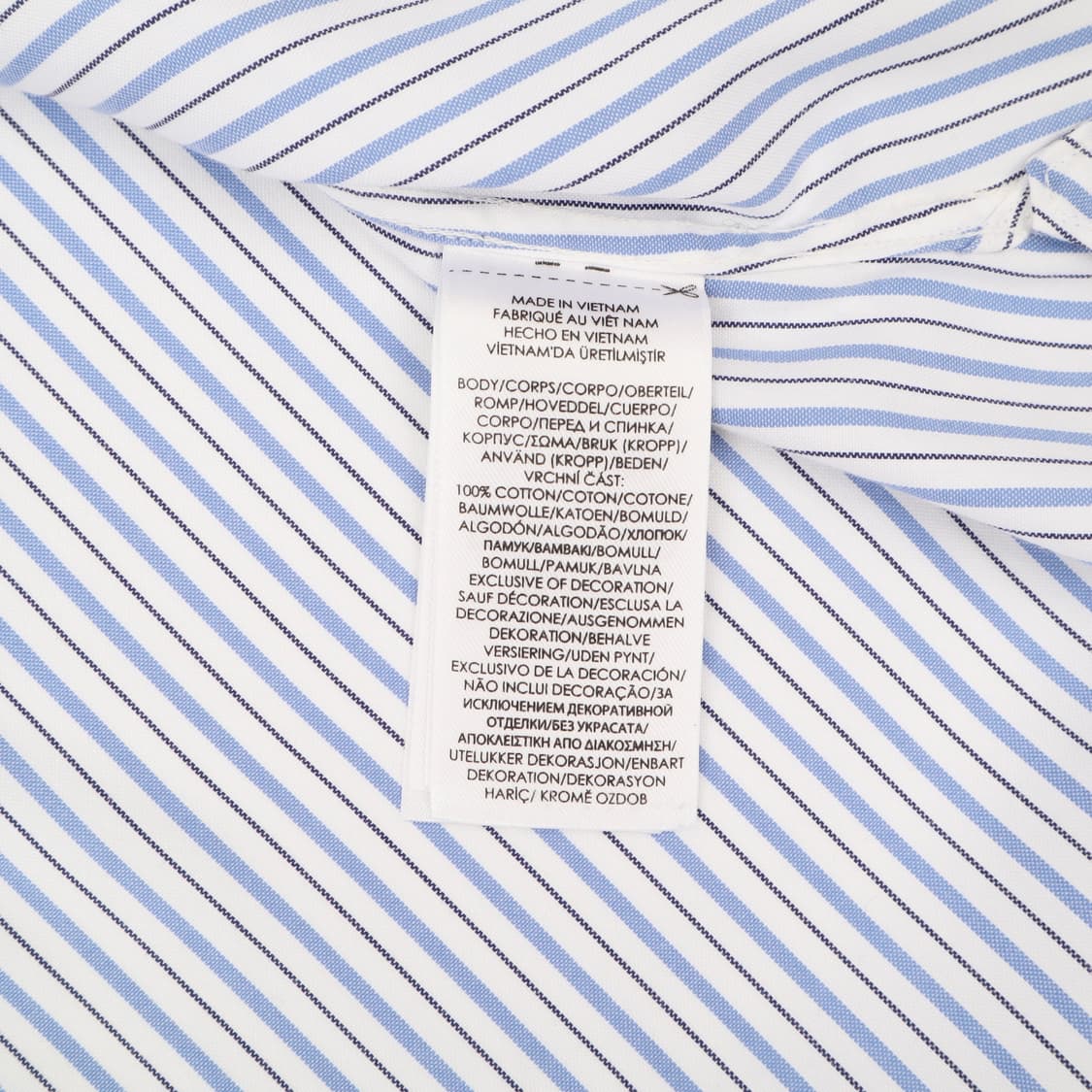 폴로 랄프로렌 스트라이프 이지 케어 커스텀핏 셔츠 상품이미지9