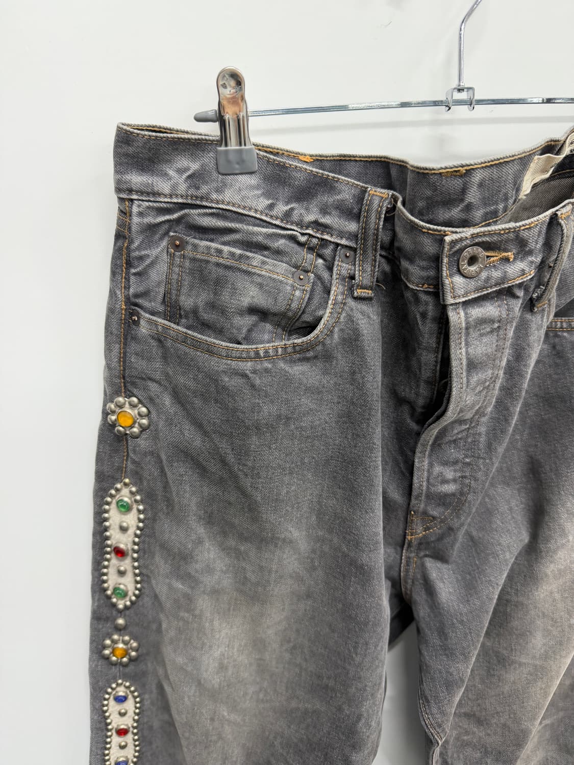 캐피탈 잼스톤 블랙 데님팬츠 상품이미지3