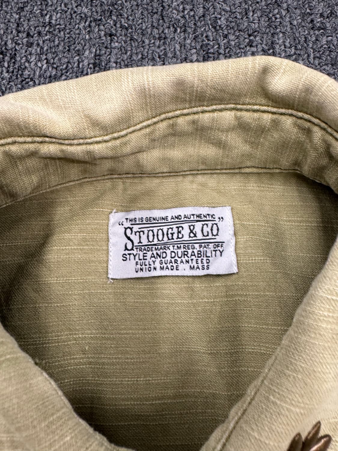 S)Stooge&Co 빈티지 스터드 포인트 웨스터 셔츠 상품이미지5