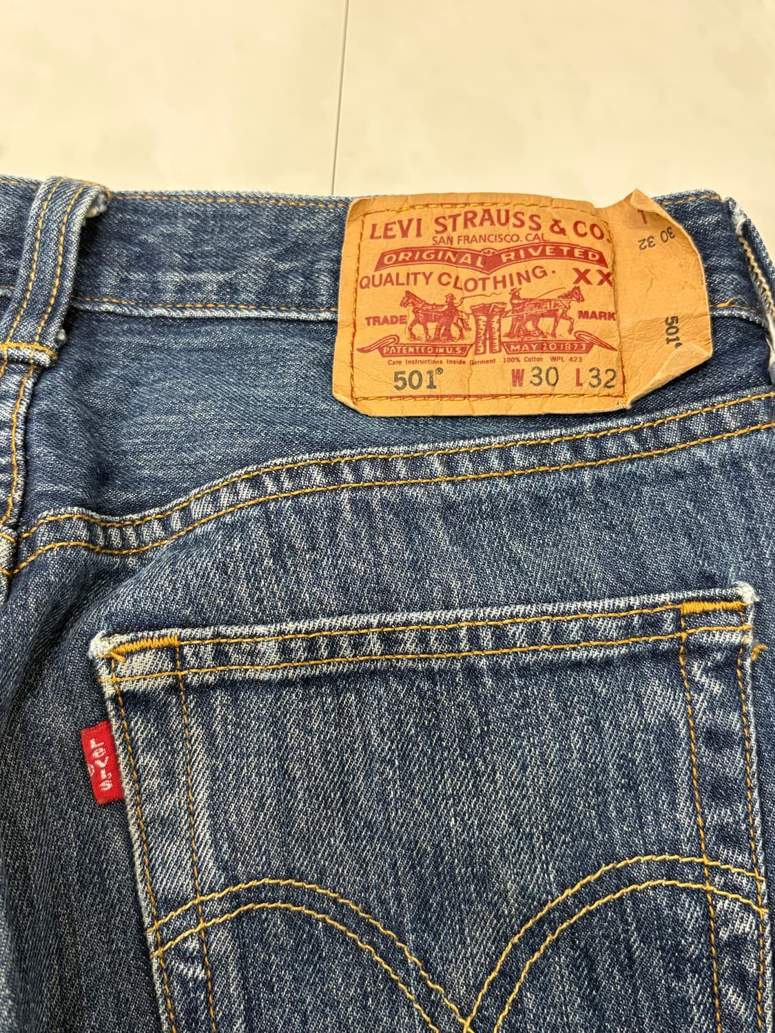levis original501 버튼플라이29 상품이미지4