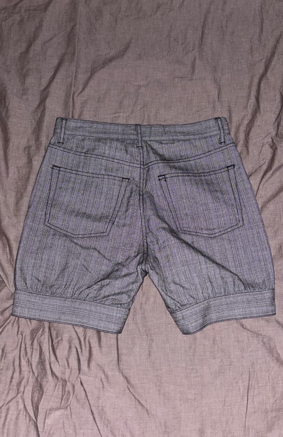 준야와타나베 Pumpkin pants 스트라이프 쇼츠 상품이미지2