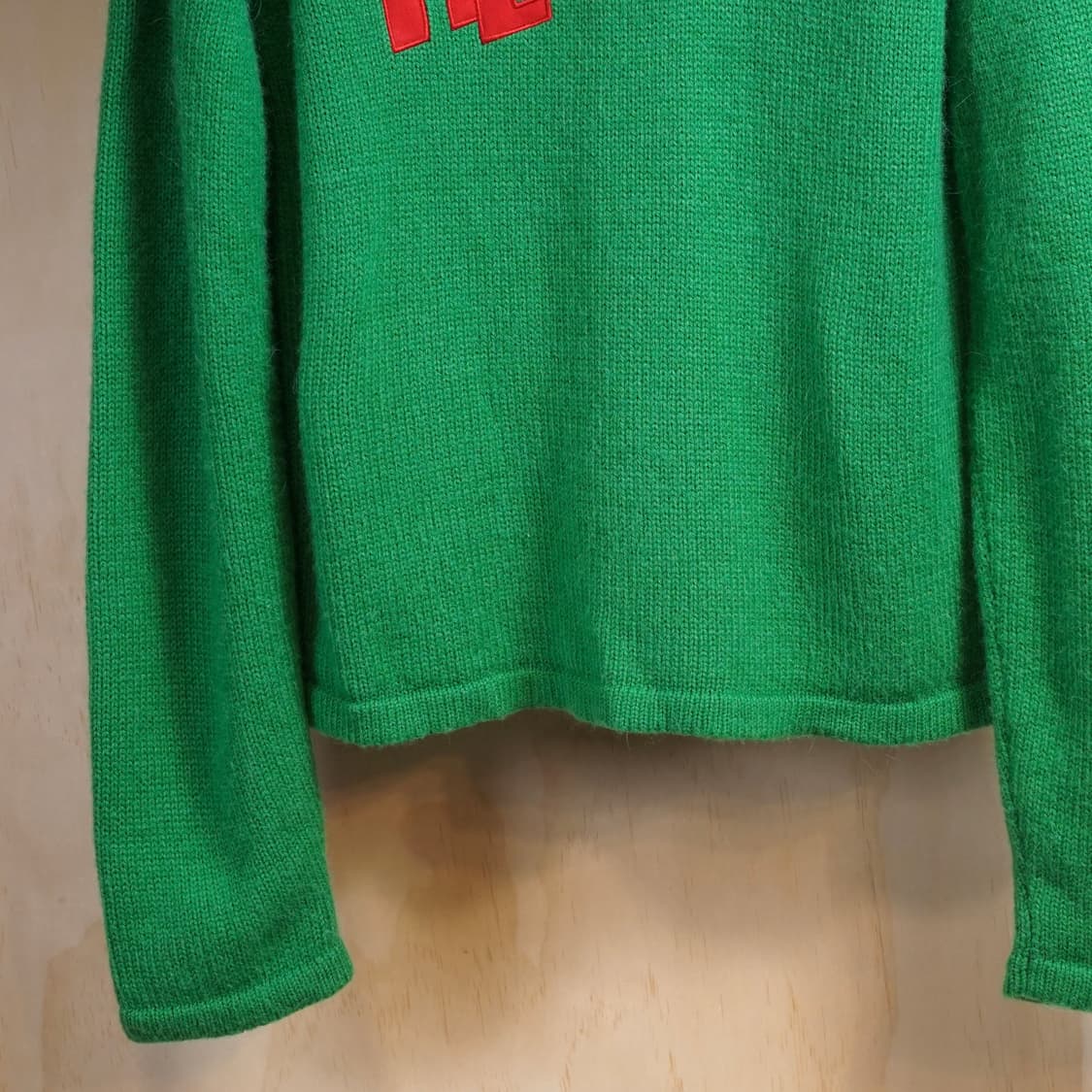 ERL 23ss 로고 패치워크 니트 상품이미지5