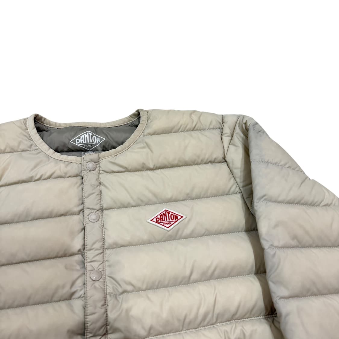 단톤 경량패딩 라이너 자켓 베이지 36 S 상품이미지2