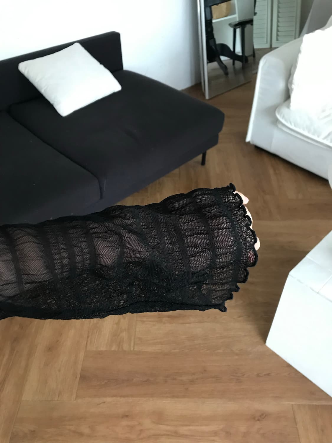 vintage see-through top 상품이미지5