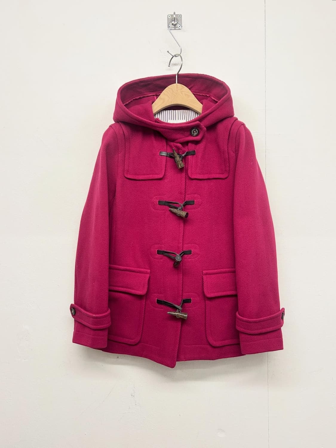 MACKINTOSH 맥킨토시 핑크색 후드 더플 코트 상품이미지1