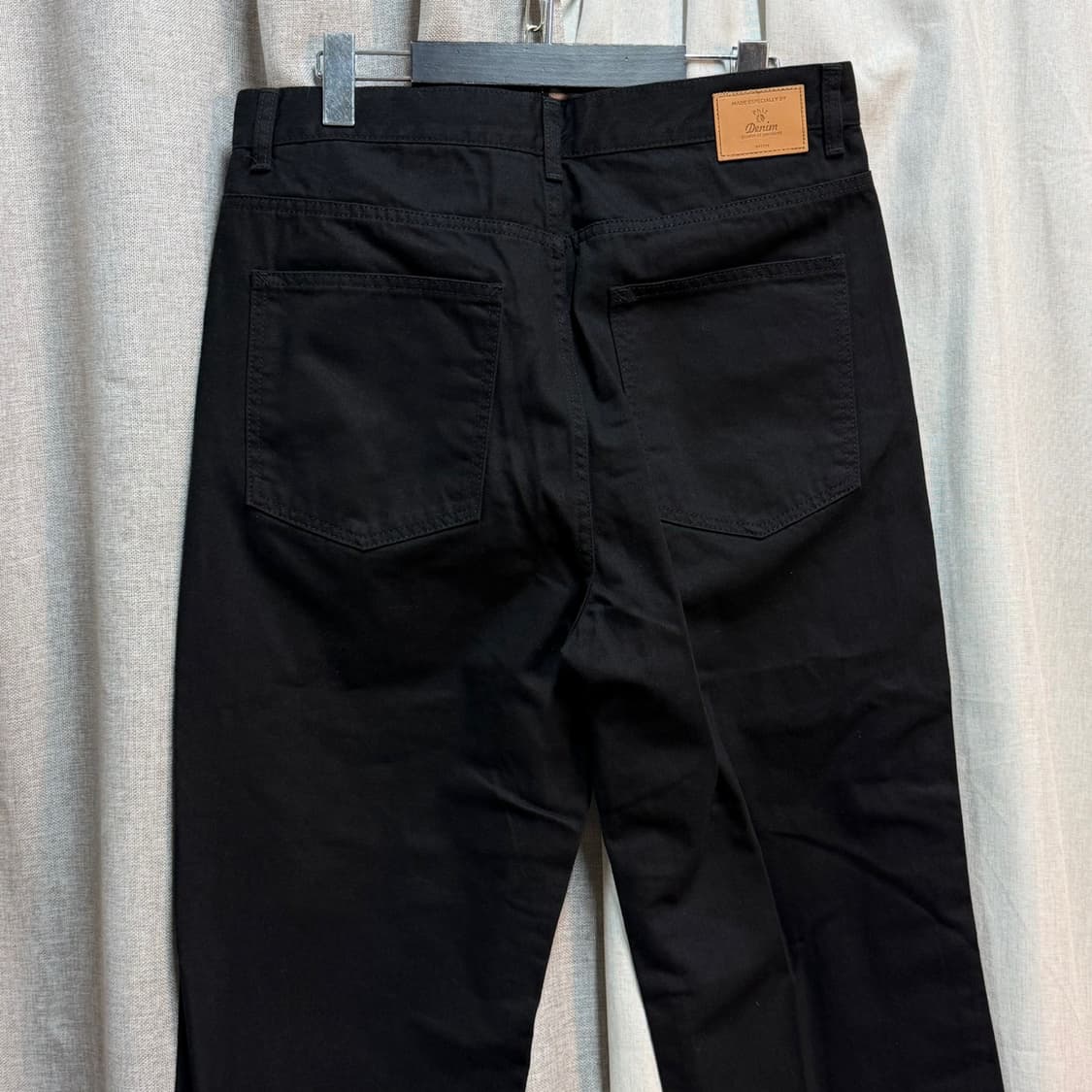 [32] HAZZYS PHIZ 헤지스 피즈 블랙 데미지 팬츠 흑청 상품이미지4