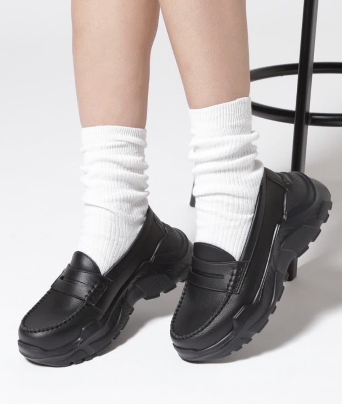 아키코아오키 레더 로퍼 제니 로퍼 37사이즈 상품이미지1