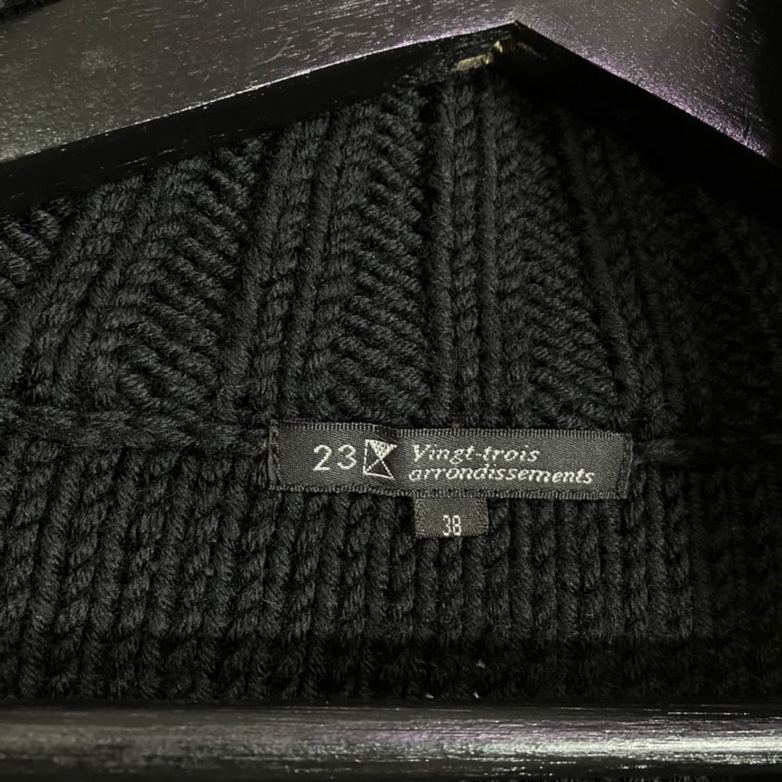 니트 크롭 더플 자켓 상품이미지5