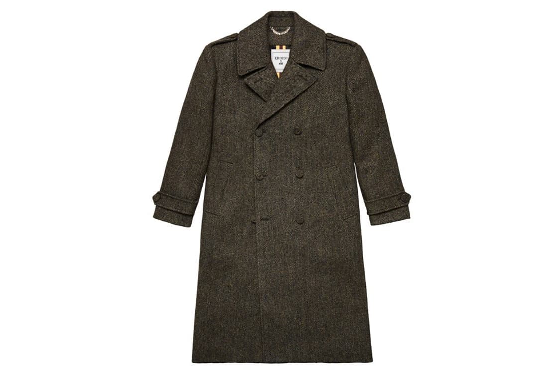 H&M 에르뎀(ERDEM) 콜라보 해리스트위드 코트 L 상품이미지9