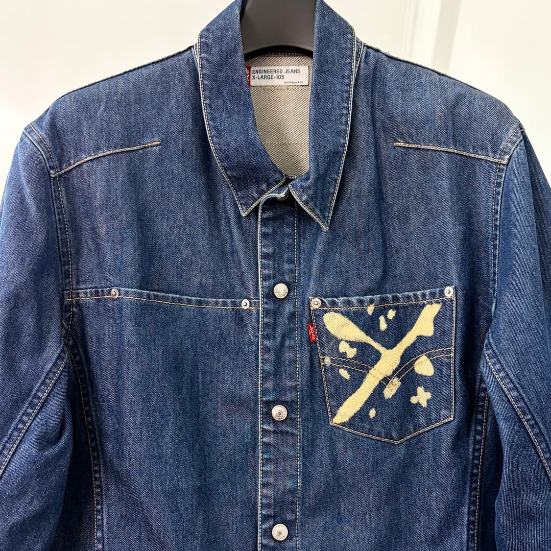 리바이스 엔지니어드 페인팅 데님 트러커 자켓 상품이미지6