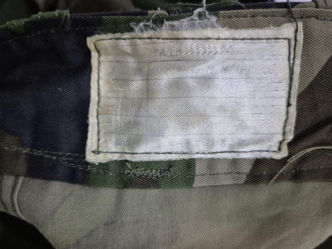 육군 구형 80s 부대 시험용 얼룩무늬 전투복 바지 팬츠 하의 (S) 상품이미지10