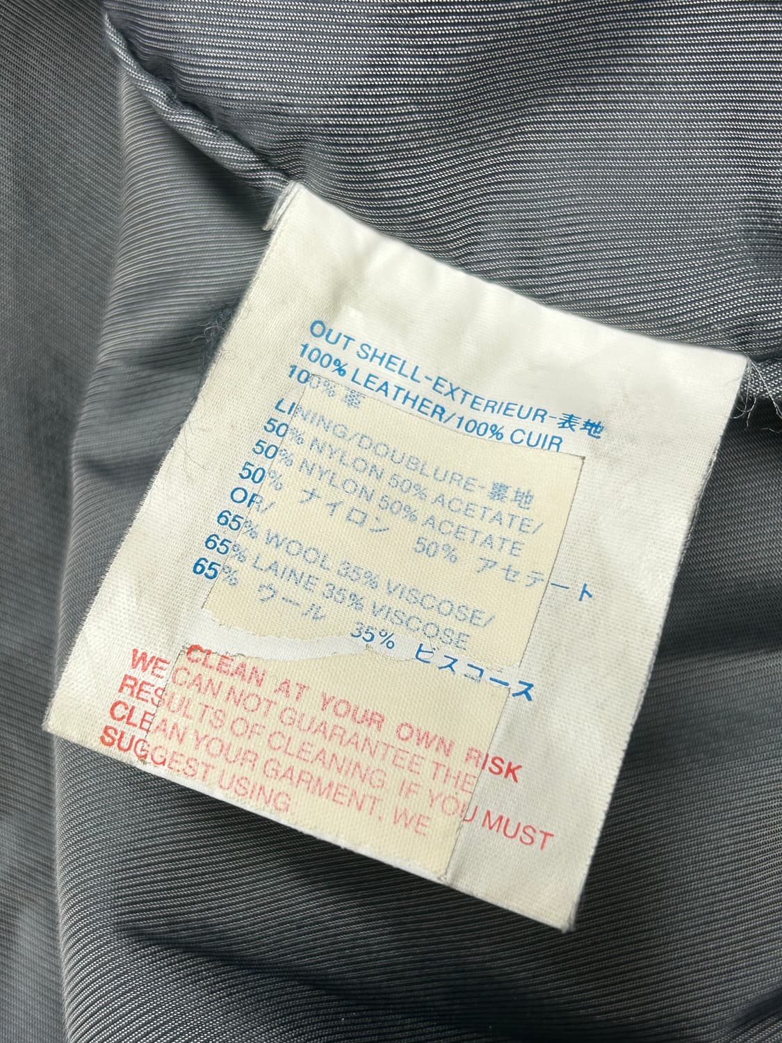 90s 펠레펠레 마크 뷰캐넌 레더 봄버 자켓 상품이미지9