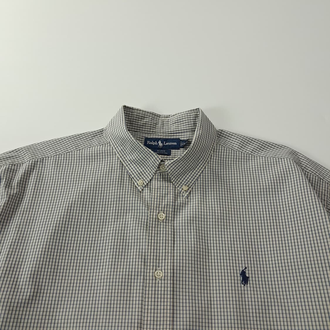 CK292 2XL 폴로 90s 멀티 마이크로체크 블레이크핏 셔츠 남방 상품이미지2