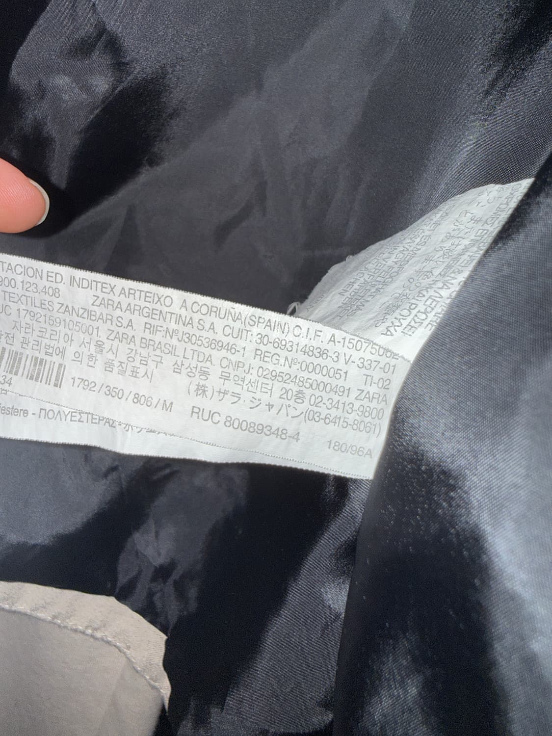 [100] 자라 남성 간절기 스웨이드 자켓 상품이미지3