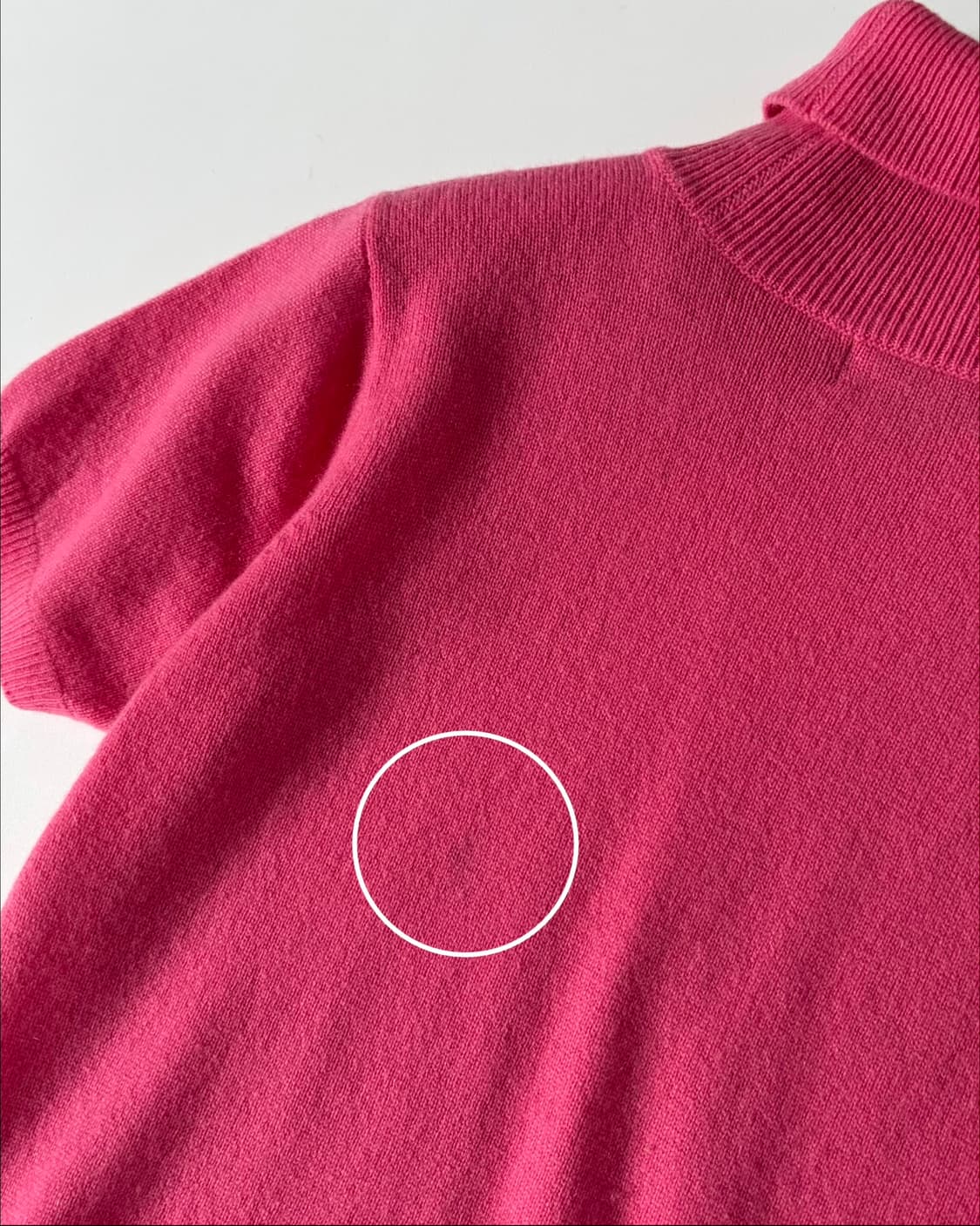 Polo 랄프로렌 캐시미어100 핑크컬러 터틀넥 반팔니트 상품이미지7