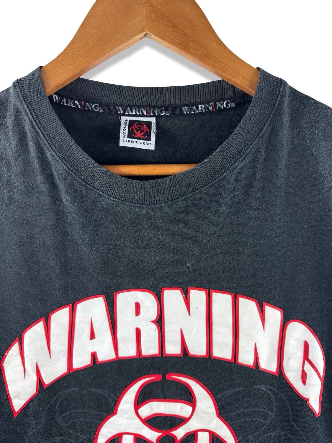 WARNING Biohazard Symbol TEE4117 상품이미지3