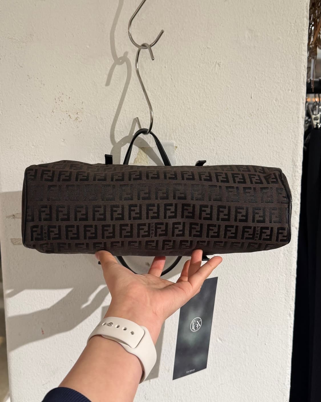 펜디 브라운 주카 모노그램 캔버스 이스트 웨스트백 상품이미지6