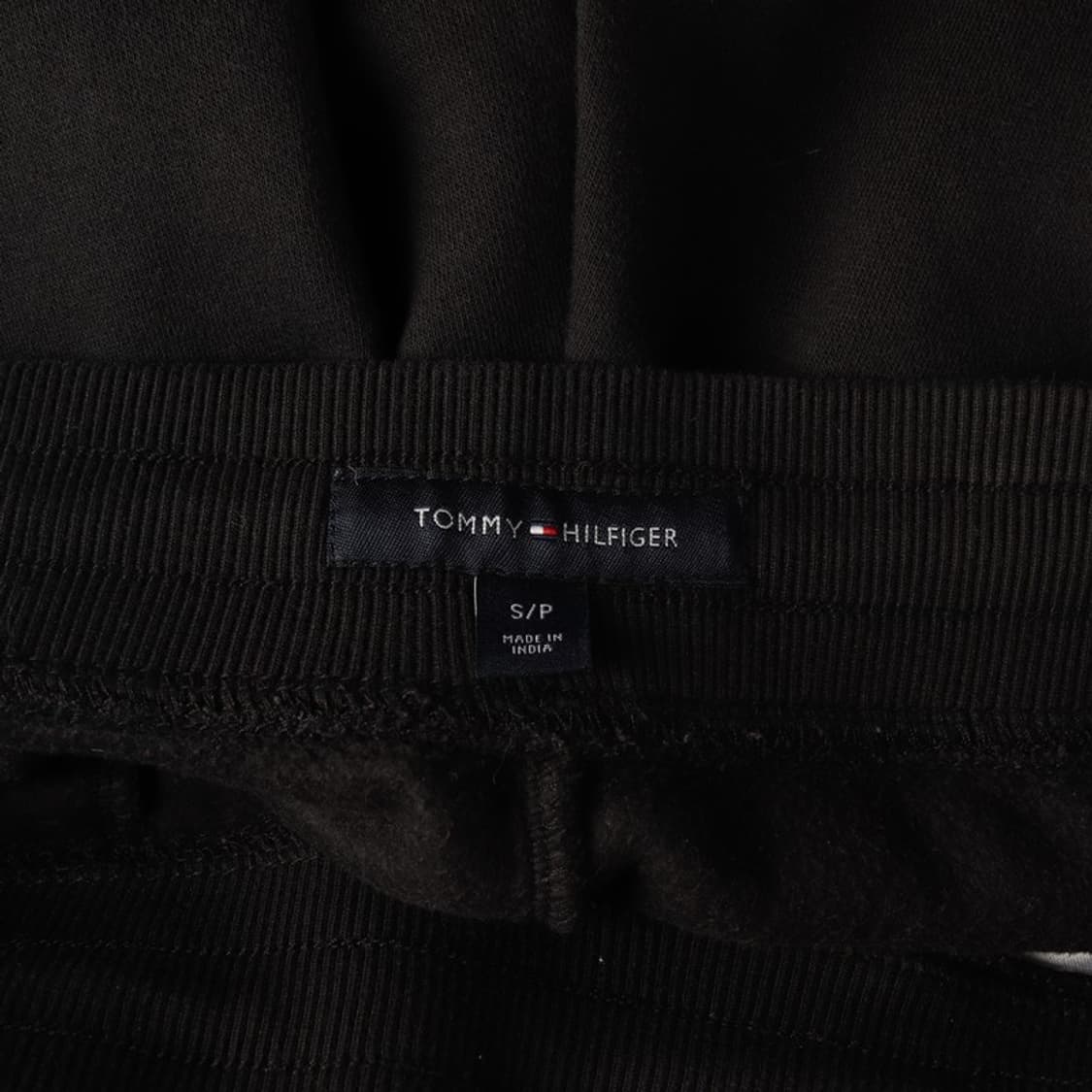 타미힐피거 사이드 레터링 로고 기모 조거 팬츠 블랙 S 상품이미지6
