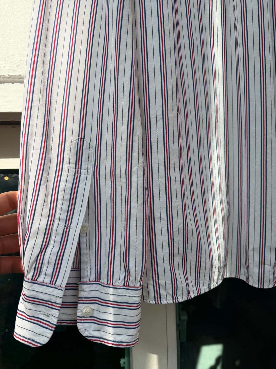 Comme des Garcons 꼼데가르송 스트라이프 다운버튼 셔츠 L 상품이미지7