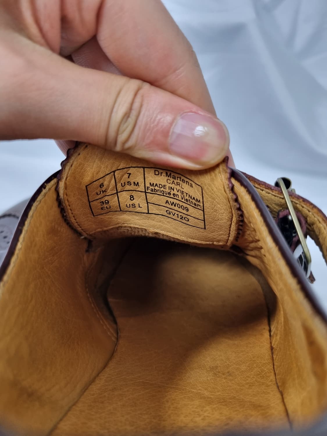 UK6 250 닥터마틴 Carl 칼 더블 몽크 윙팁 구두 상품이미지7