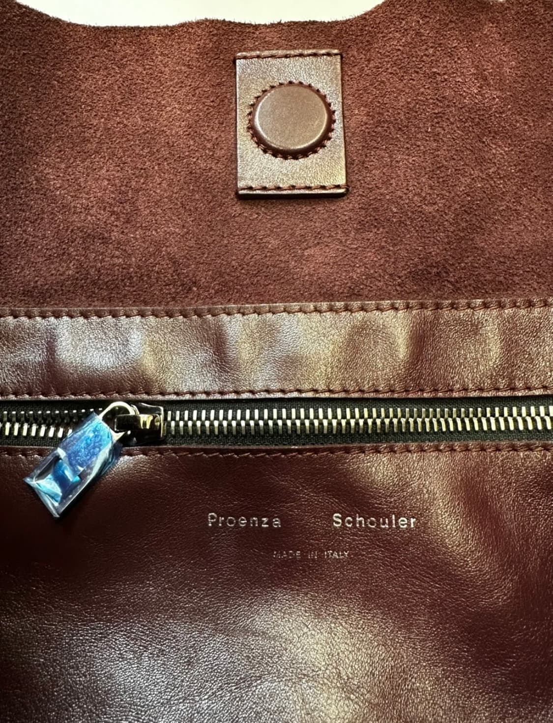 프로엔자슐러 레더 토트백 버건디, 더로우 르메르 상품이미지5