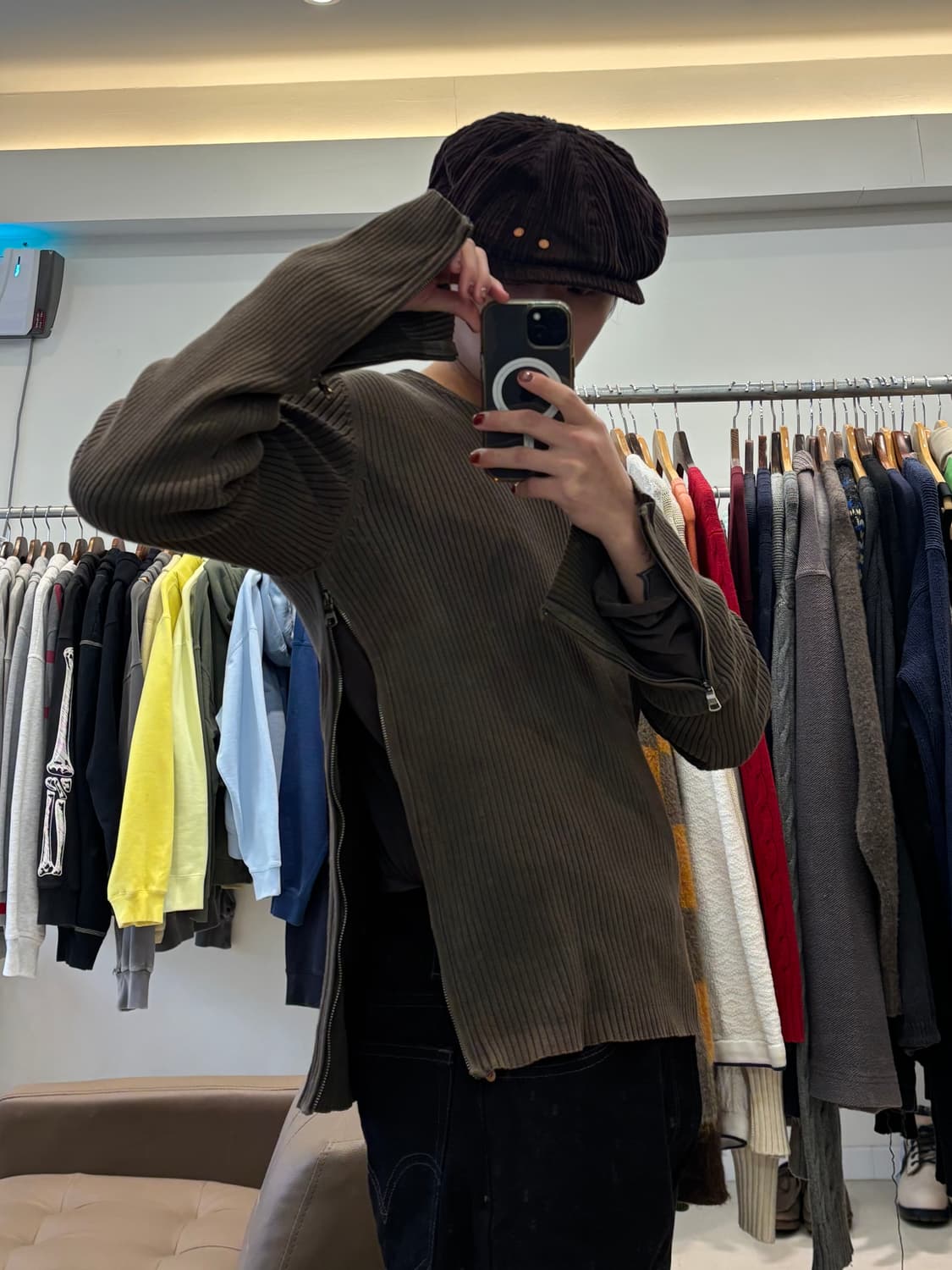 아르마니 익스체인지 멀티지퍼 니트 상품이미지5