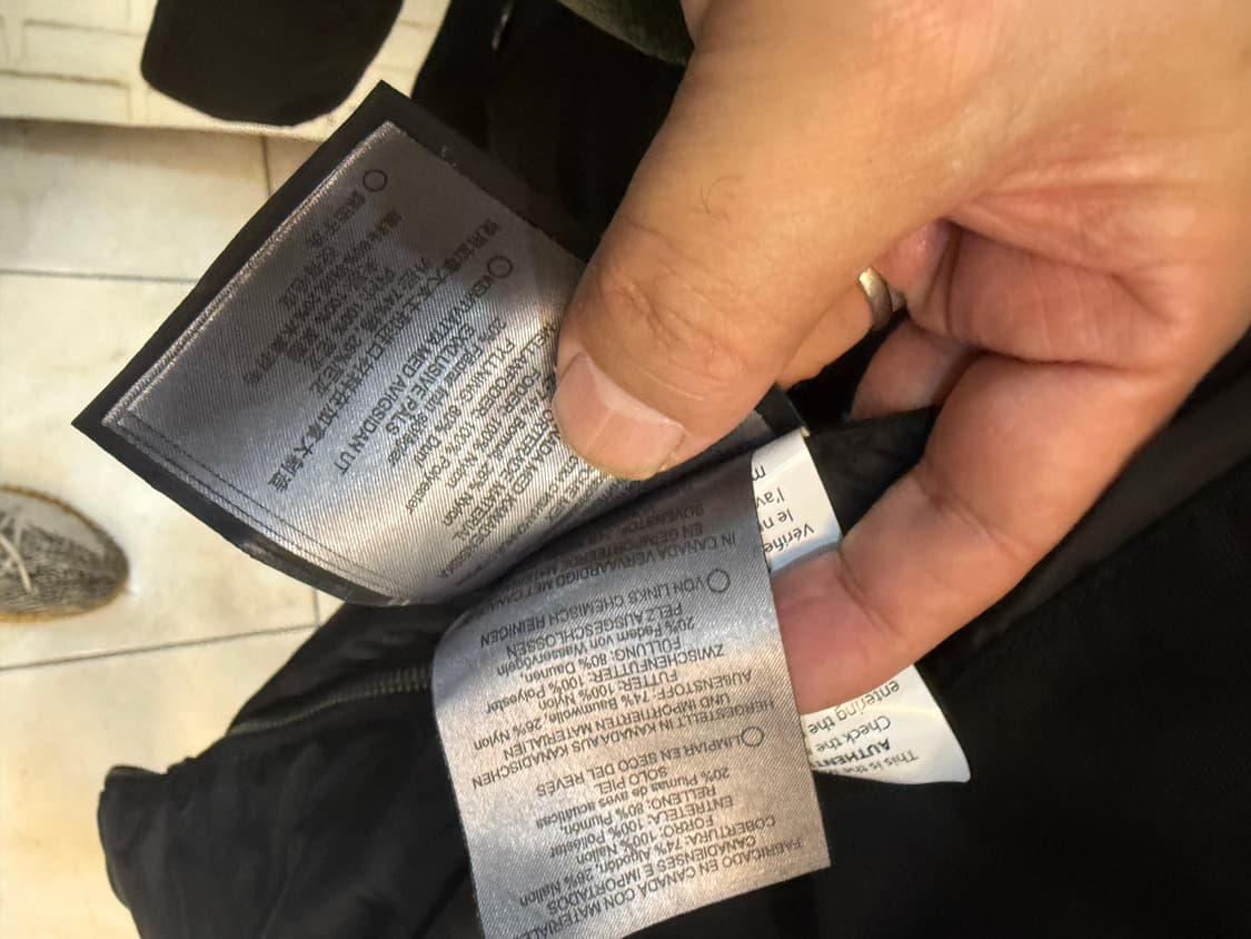 105 정품 무스너클 쓰리쿼터 패딩 팝니다 상품이미지8