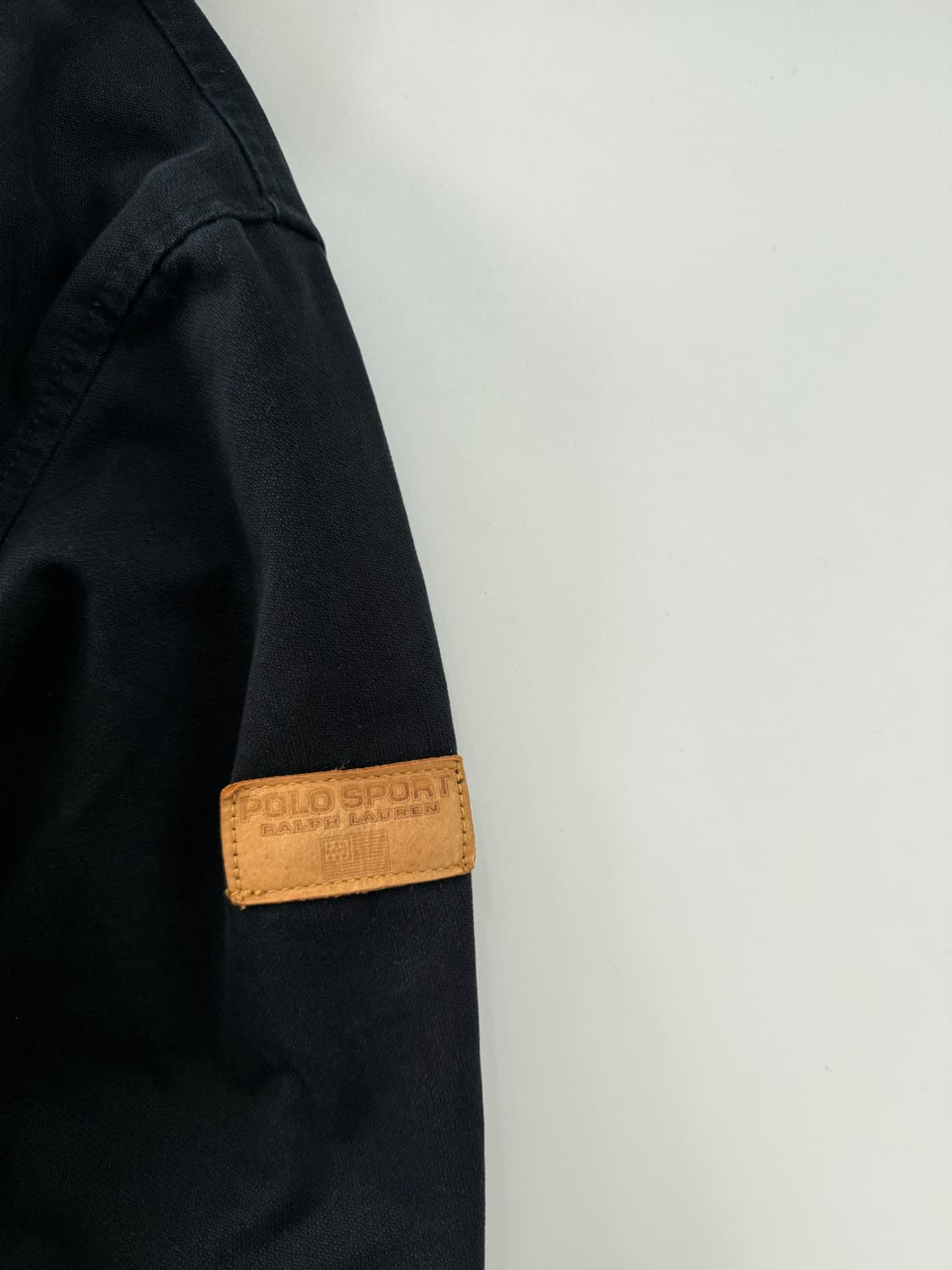 폴로 랄프로렌 00's 루즈핏 블랙 코튼 후드 점퍼 상품이미지6